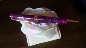 Penna artigianale Snella Viola