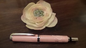 Penna artigianale Smoky Pink