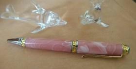 Penna artigianale Fumo Rosa