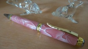 Penna artigianale Fumo Rosa